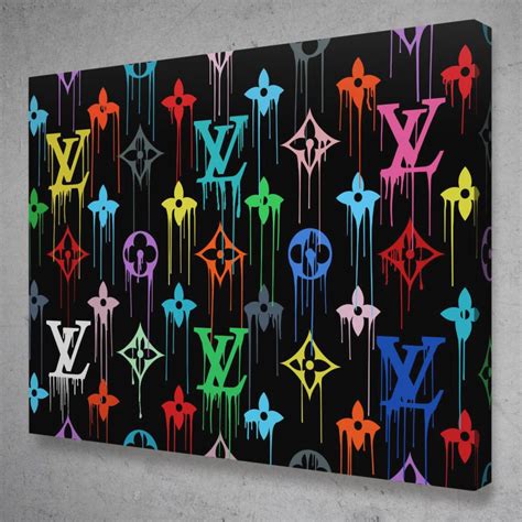 louis vuitton painting|louis vuitton canvas wall art.